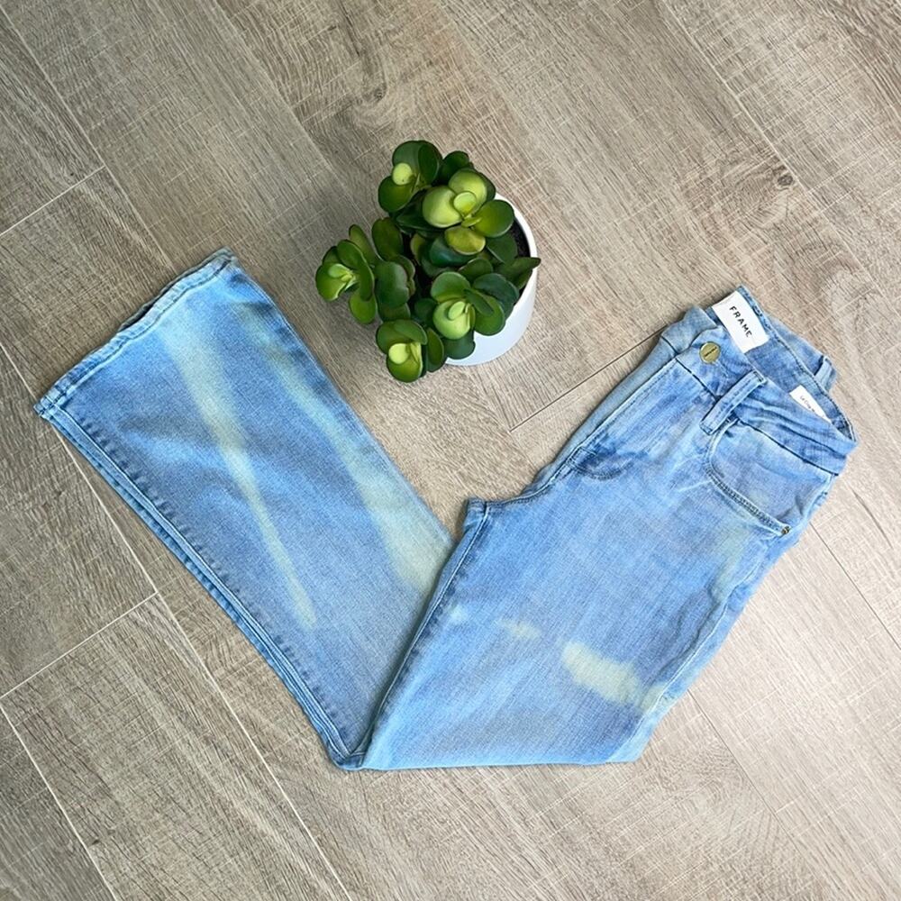 FRAME Women's Le Crop Carnation Mini Bootcut Jeans